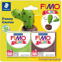 Набор для творчества Fimo Kids Кактус 2 цвета х 42 г 4007817057292 l