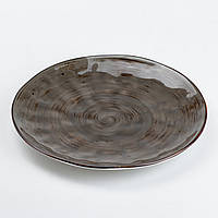 Тарелка плоская круглая керамическая 22 см обеденная