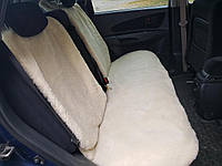Задняя автонакидка на сидения автомобиля на сидения автомобиля -Бежева світла