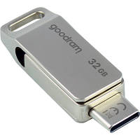 USB флеш наель Goodram 32GB ODA3 Silver USB 3.0 / Type-C ODA3-0320S0R11 l