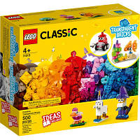 Конструктор LEGO Classic Прозрачные кубики для творчества 500 деталей 11013 l