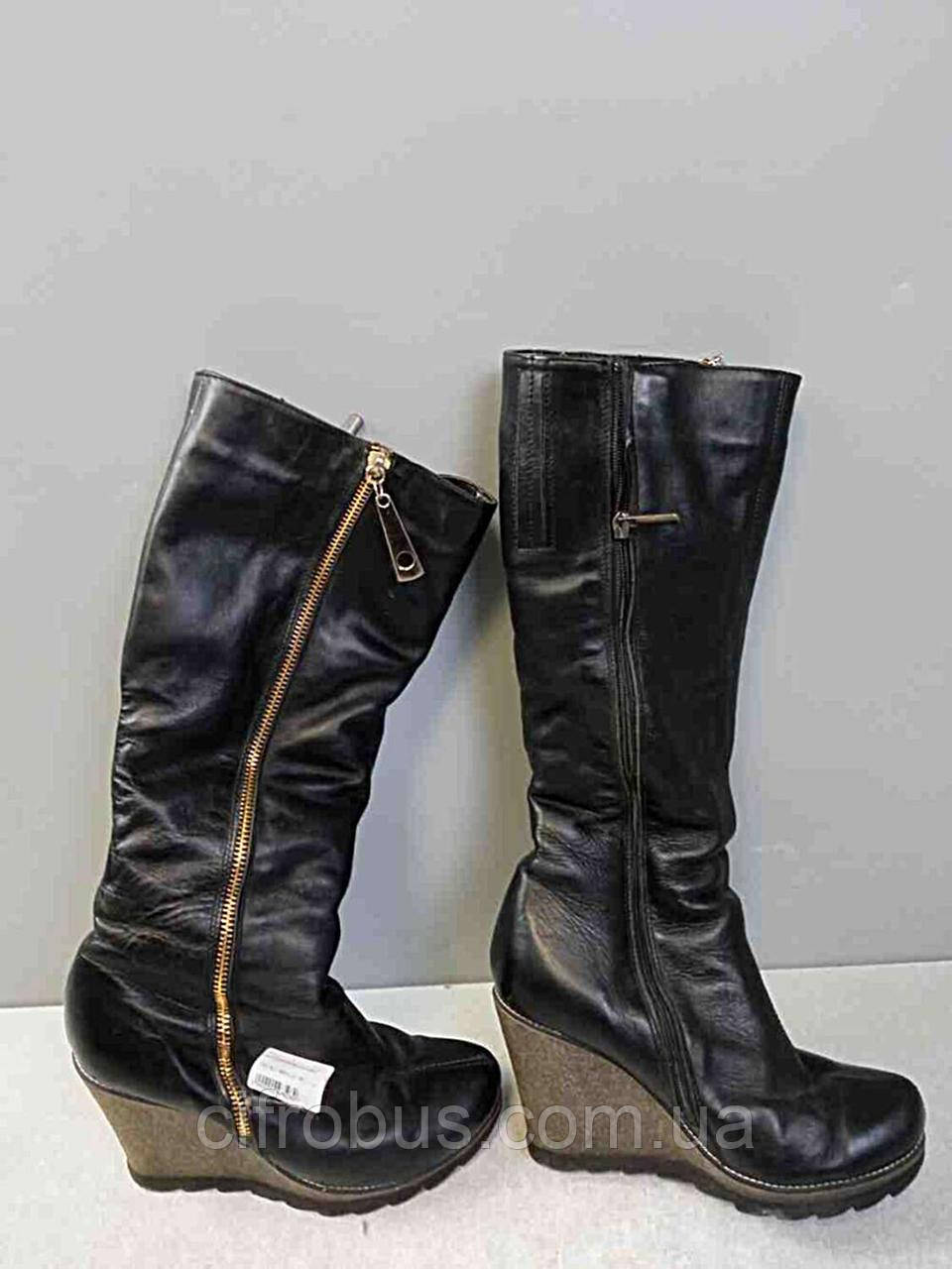 Б/У Чоботи шкіряні, фото 1