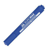 Маркер Buromax Permanent "JOBMAX", round tip, blue BM.8700-02 l