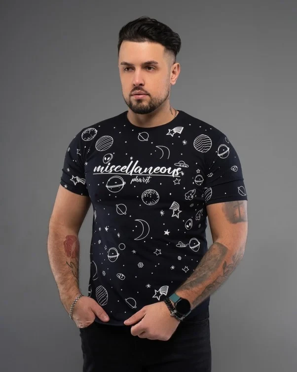 Футболки ISSA PLUS GN4-167 XL темно-синій