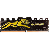 Модуль памяти для компьютера DDR4 8GB 2666 MHz Panther Black/Gold Apacer AH4U08G26C08Y7GAA-1 l