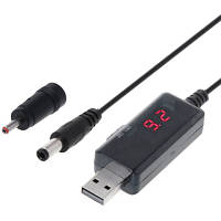 Кабель питания USB 5V to DC 9V/12V 5.5*2.1/3,5*1,35 mm Dynamode KWS-912V l