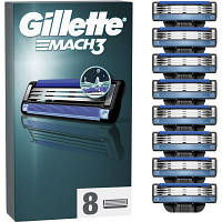 Змінні касети Gillette Mach3 8 шт. 3014260239640/8700216066556 l