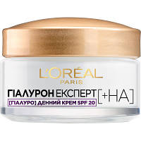 Крем для обличчя L'Oreal Paris Денний Гіалурон Експерт Відновлювальний Зволожуючий Догляд із захистом SPF 20 50 мл 3600523775675 l