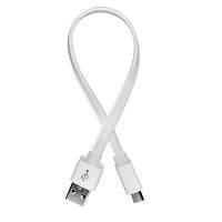 Дата кабель USB 2.0 AM to Micro 5P 0.25m white ColorWay CW-CBUM-MUM25W l