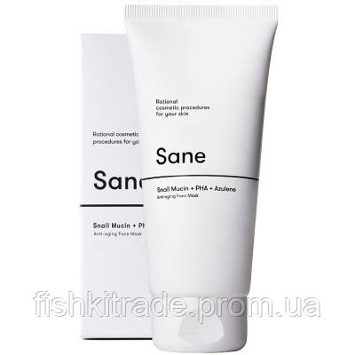 Маска для обличчя Sane Anti-aging Face Mask З муцином равлика 100 мл 4820266830168 l