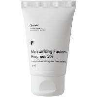 Крем для обличчя Sane Moisturizing Factors + Enzymes 3% Захисний від морозу та вітру Зі зволожувальним фактором 40 мл