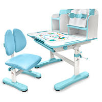 Парта со стулом Evo-kids Panda blue BD-28 BL l