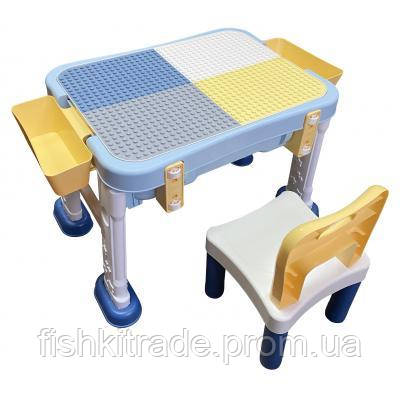 Дитячий стіл Microlab Toys Конструктор Ігровий Центр + 1 стілець GT-15 l