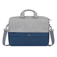 Сумка для ноутбука RivaCase 15.6" 7532 Prater, grey/dark blue anti-theft 7532Grey/DarkBlue l