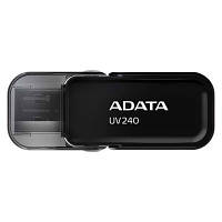 USB флеш наель ADATA 32GB UV240 Black USB 2.0 AUV240-32G-RBK l