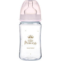 Бутылочка для кормления Canpol babies Royal Baby с широким отверстием 240 мл Розовая 35/234_pin l