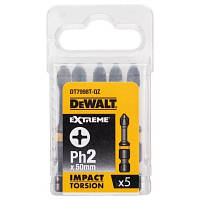 Набор бит DeWALT IMPACT TORSION, ударные, Philips, Ph2, L= 50 мм, 5 шт DT7998T l