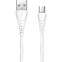 Дата кабель USB 2.0 AM to Micro 5P 1.0m SC-112m White XoKo XK-SC-112m-WH l