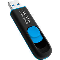 USB флеш наель ADATA 512GB AUV 128 Black/Blue USB 3.2 AUV128-512G-RBE l