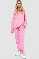 Спортивний костюм жіночий двонитка Ager L рожевий 244R009