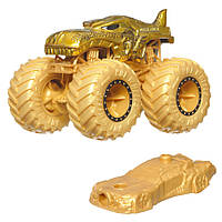 Hot Wheels Monster Trucks Mega Wrex золотой автомобиль масштаб 1:64 (7712323)