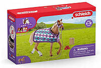 Schleich Horse Club английская лошадь с попоной комплект 42360 (6054929)