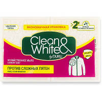 Мыло для стирки Duru Clean&White Хозяйственное для удаления пятен 120 г 8690506521905 l