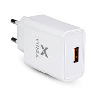 Зарядное устройство Vinga QC3.0 Quick Wall Charger 1xUSB 18W Max VWCQAW m