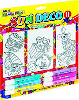 Amos Sun Deco II витражные краски 6 цветов + 6 витражей (4954215)