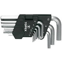 Набор инструментов Topex ключи шестигранные HEX 1.5-10 мм, 9 шт. 35D955 m