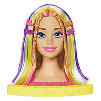 Барби волосы Totally голова с неоновой радугой делюкс (7414976)