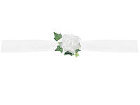 PartyDeco украшения для свадебной машины тюлевая гирлянда белый 170 см (6467052)