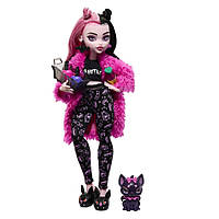 Monster High Піжамна вечірка лялька Дракулаура з аксесуарами (7519115)