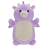 Squishmallows Hugmee Medium Plush Dina Purple Dragon фиолетовый дракон талисман 25 см (7735888)