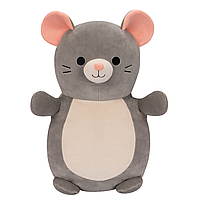 Squishmallows Hugmee Medium Plush Misty Grey Mouse серая мышь талисман 25 см (7735892)