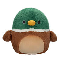 Squishmallows Fuzzamallows Avery Mallard Duck кряква талисман 30 см (7758267)