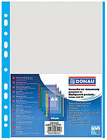 Donau Конверты для документов А4 ПП кайма гороховая синяя 100 шт. (6479408)