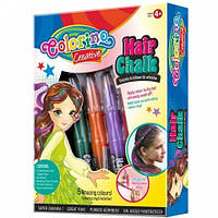 Colorino меловая пастель для волос девочек 5 основных цветов (6497749)