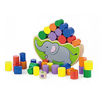 Viga Toys Balancing Elephant развивающая игра 2в1 (6452136)