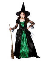 Премиальный костюм ведьмы детский размер 146/152. (6510720)