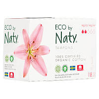 Гигиенические тампоны Eco by Naty Regular Digital, 2 капли, 18 шт