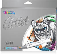 Colorino Artist маркеры для рисования пастель 12 цветов (6906974)