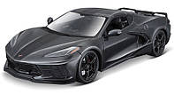 Maisto Chevrolet Corvette Stingray Coupe 2020 авто модель серый масштаб 1:18 (6962899)