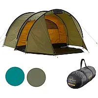 Намет чотиримісний Grand Canyon Robson 4 Capulet Olive (330012) 3000 мм Трисезонний Двошаровий Тунель Туризм Кемпінг DAS302045