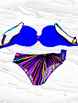 Купальник Z.Five Марта 5716-25 бордо (В НАЛИЧИИ ТОЛЬКО 48 50 52 54 56 УКР р-ры), фото 2