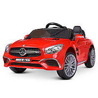 Детский электромобиль Mercedes с сигналом и подсветкой Bambi M 4871EBLR-3 Красный