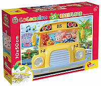 Lisciani CoComelon Little Explorers двусторонний пазл для пола 35 деталей (7088283)