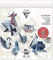Clairefontaine KIT бумага для оригами животные 3 формата 60 листов (7204226)