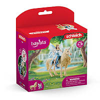 Schleich Баяла Эяла верхом на золотом единороге статуэтка 42508 (7090900)