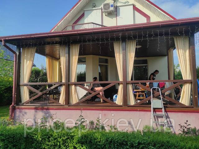 фіранки непромокальні на веранду
